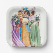 Weihnachtsfeiertag Pappteller (Vorderseite)