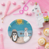 Weihnachtsfeiertag Pappteller (Party)