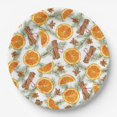 Weihnachtsfeiertag Pappteller (Vorderseite)