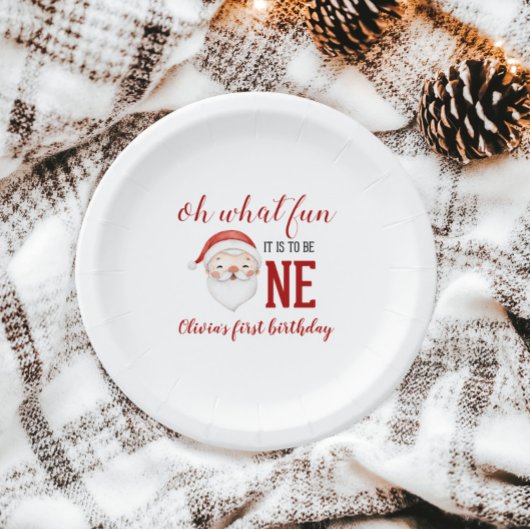 Weihnachtsfeiertag Pappteller