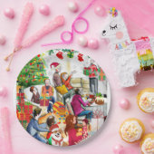 Weihnachtsfeiertag Pappteller (Party)