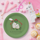 Weihnachtsfeiertag Pappteller (Party)