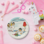 Weihnachtsfeiertag Pappteller (Party)