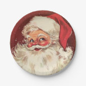 Weihnachtsfeiertag Pappteller (Vorderseite)