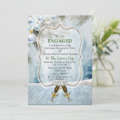 Weihnachtsfeiertag - Partei Einladung (Stehend Vorderseite)