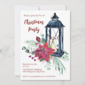 Weihnachtsfeiertag Party Einladung (Vorderseite)