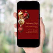 Weihnachtsfeiertag Party Einladung