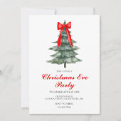 Weihnachtsfeiertag-Party Einladung (Vorderseite)
