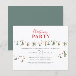 Weihnachtsfeiertag Party Einladung