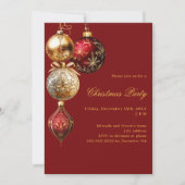 Weihnachtsfeiertag Party Einladung (Vorderseite)