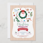 Weihnachtsfeiertag Party Einladung zum Party (Vorderseite)