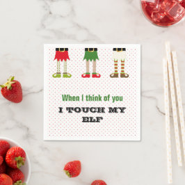 Weihnachtsfeiertag Party Elf Napkins Serviette