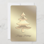 Weihnachtsfeiertag Party Inv Einladung (Rückseite)