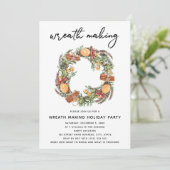 Weihnachtsfeiertag Party Kariert rot Einladung (Stehend Vorderseite)