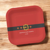 Weihnachtsfeiertag Party Pappteller