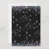 Weihnachtsfeiertag Party PJ Party laden Kinder ein Einladung (Rückseite)