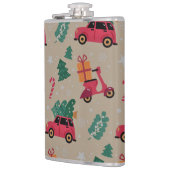 Weihnachtsfeiertag Patten Umschlagpapier Blätter Flachmann (Links)