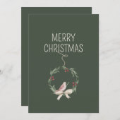 Weihnachtsfeiertag Personalisiert Feiertagskarte (Vorne/Hinten)