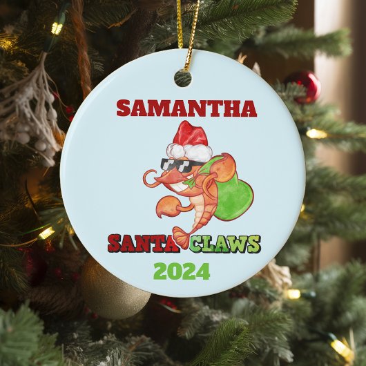 Weihnachtsfeiertag Personalisiert Keramik Ornament