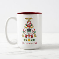 Weihnachtsfeiertag Personalisiert Medizin Ärztin K