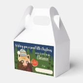 Weihnachtsfeiertag personalisierte Kochbox Leckere Geschenkschachtel (Rückseite)