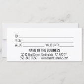 Weihnachtsfeiertag Pink Bouquet Wasserfarbe (Rückseite)