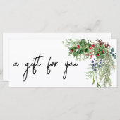 Weihnachtsfeiertag Pink Bouquet Wasserfarbe (Vorne/Hinten)