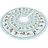 Weihnachtsfeiertag Polyester Weihnachtsbaumdecke (Schrägansicht)