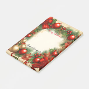 Weihnachtsfeiertag Post-it Klebezettel