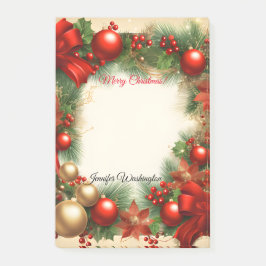 Weihnachtsfeiertag Post-it Klebezettel