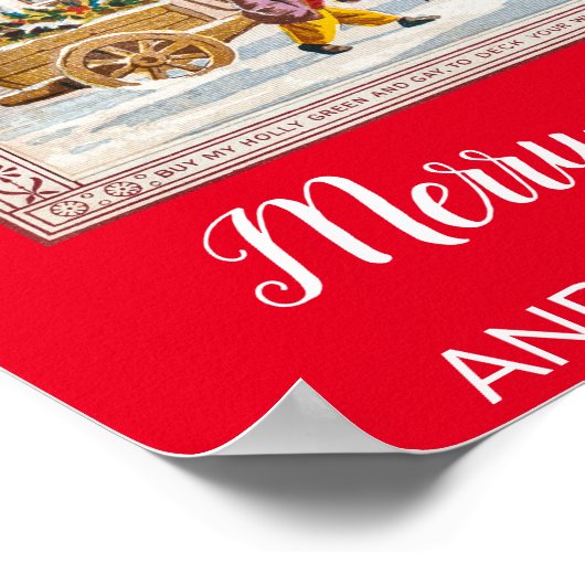 Weihnachtsfeiertag Poster (Ecke)