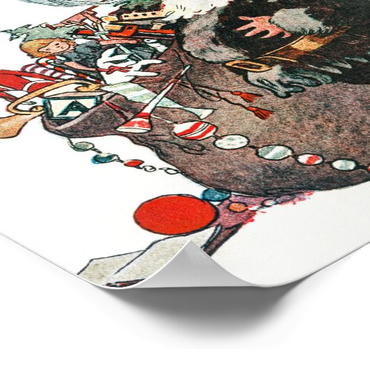 Weihnachtsfeiertag Poster (Ecke)