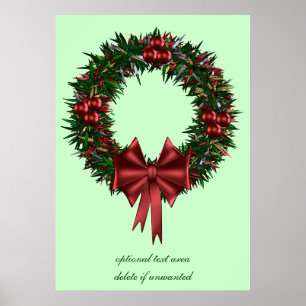 Weihnachtsfeiertag-Poster Poster