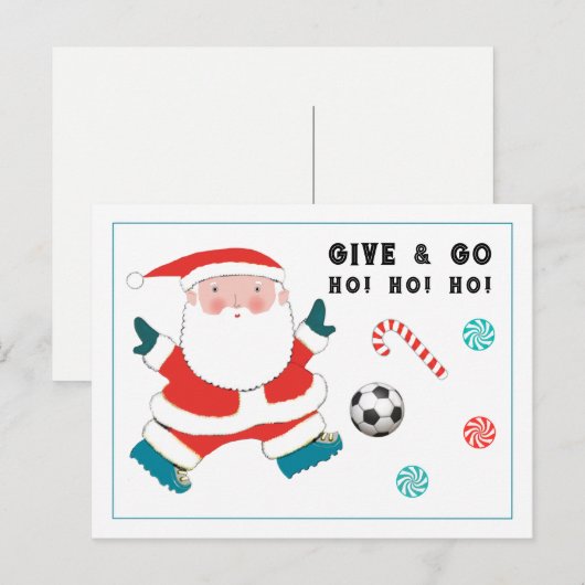 Weihnachtsfeiertag - Postkarte (Vorne/Hinten)