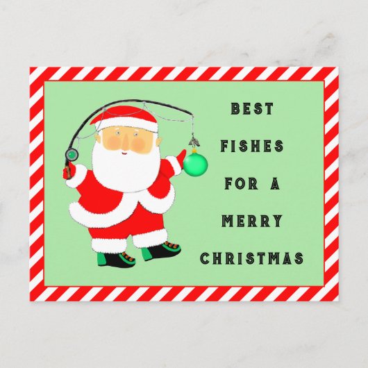 Weihnachtsfeiertag Postkarte (Vorderseite)