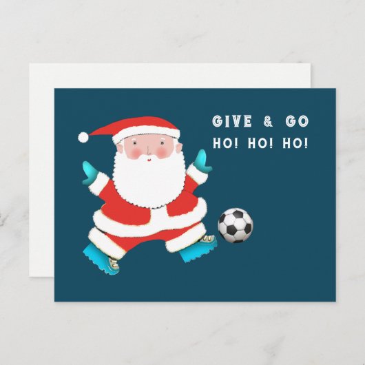 Weihnachtsfeiertag - Postkarte (Vorne/Hinten)