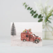 Weihnachtsfeiertag Postkarte (Stehend Vorderseite)