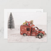 Weihnachtsfeiertag Postkarte (Vorne/Hinten)