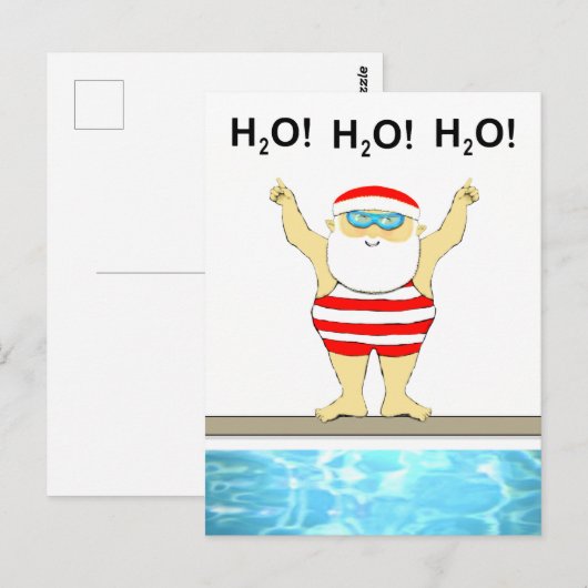 Weihnachtsfeiertag Postkarte (Vorne/Hinten)