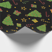Weihnachtsfeiertag Print Geschenkpapier (Ecke)