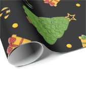 Weihnachtsfeiertag Print Geschenkpapier (Rolleneckpunkt)