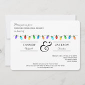 Weihnachtsfeiertag Probe Abendessen Einladung (Vorderseite)