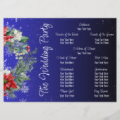 Weihnachtsfeiertag Programm (Rückseite)