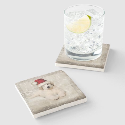 Weihnachtsfeiertag - Pyr Steinuntersetzer (Seitenansicht)