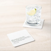 Weihnachtsfeiertag Rechteckiger Pappuntersetzer (Vor Ort)