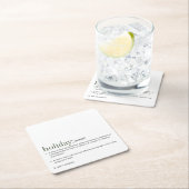 Weihnachtsfeiertag Rechteckiger Pappuntersetzer (Vor Ort)