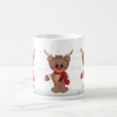 Weihnachtsfeiertag Rentier Morphing Tasse (Mittel)