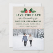 Weihnachtsfeiertag retten Datum Save The Date (Vorderseite)