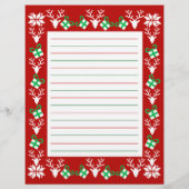 Weihnachtsfeiertag Rezept Papier (Rückseite)