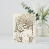 Weihnachtsfeiertag Ristorante della Carrà Feiertagspostkarte (Stehend Vorderseite)